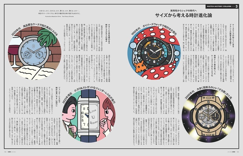 実用性からシェアの時代へ サイズから考える時計進化論