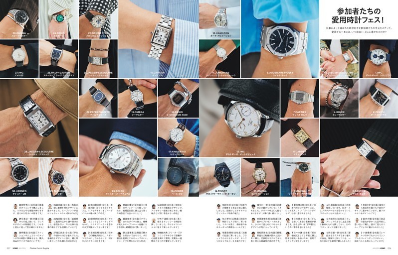 参加者たちの愛用時計フェス！