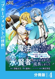 水魔法なんて使えないと追放されたけど、水が万能だと気がつき水の賢者と呼ばれるまでに成長しました～今更水不足と泣きついても簡単には譲れません～【分冊版】４