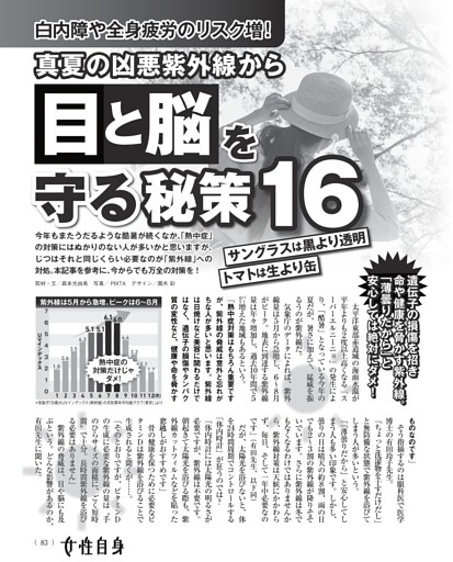 真夏の凶悪紫外線から目と脳を守る秘策16