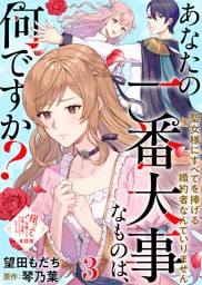 【単話版】あなたの一番大事なものは、何ですか？～聖女様にすべてを捧げる婚約者なんていりません～（３）崖っぷち令嬢ですが、意地と策略で幸せになります！シリーズ
