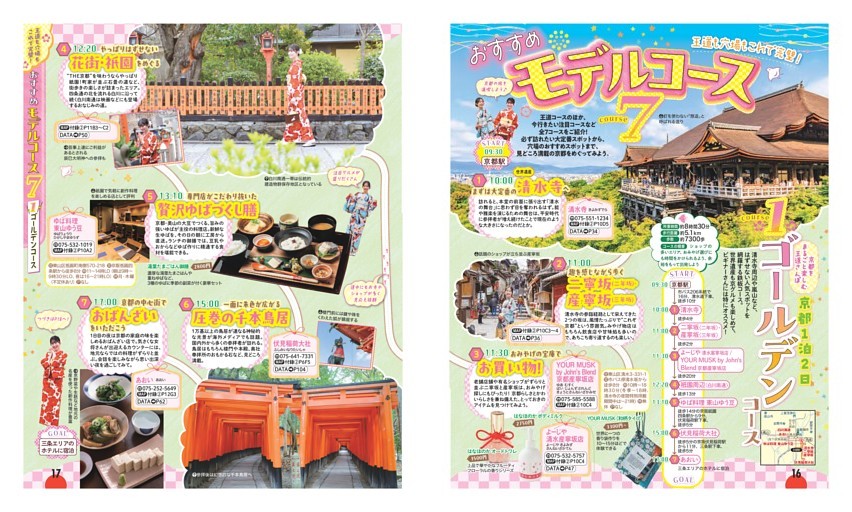 おすすめモデルコース7／1ゴールデンコース