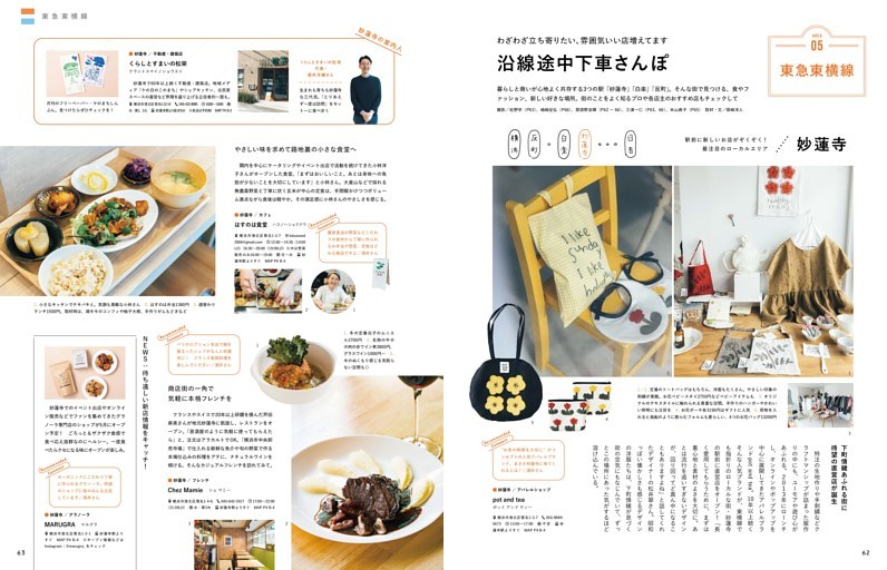 AREA 05：東急東横線　沿線途中下車さんぽ