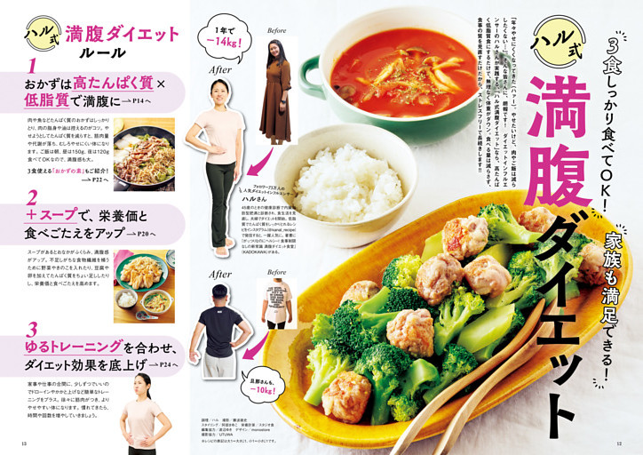 ３食しっかり食べてOK！ 家族も満足できる！　ハル式 満腹ダイエット