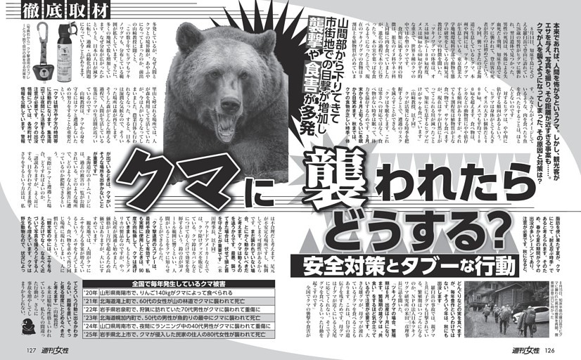 【クマに襲われたらどうする？】安全対策とタブーな行動
