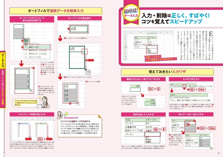 データ入力／入力・削除は正しく、すばやく！　コツを覚えてスピードアップ