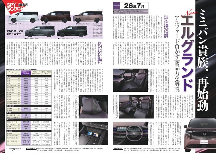 アルファード負かす新型エルグランドの商品力を徹底解説 (ニューモデル
