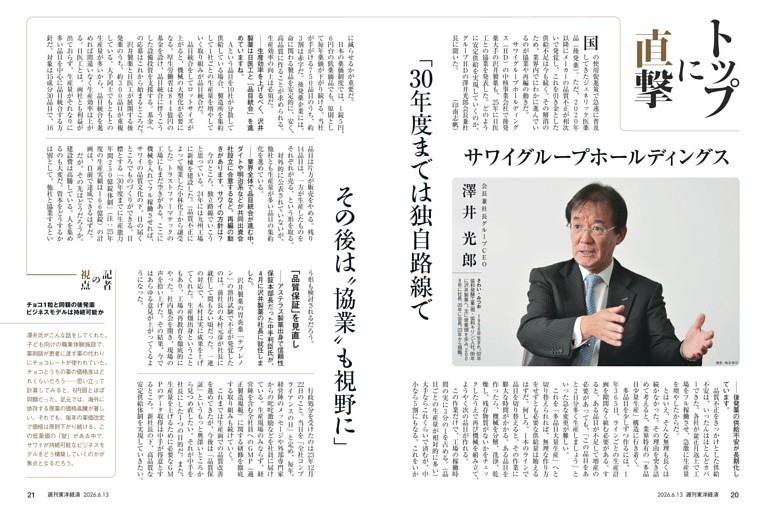 トップに直撃