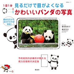 晋遊舎ムック　1日1分見るだけで目がよくなるかわいいパンダの写真