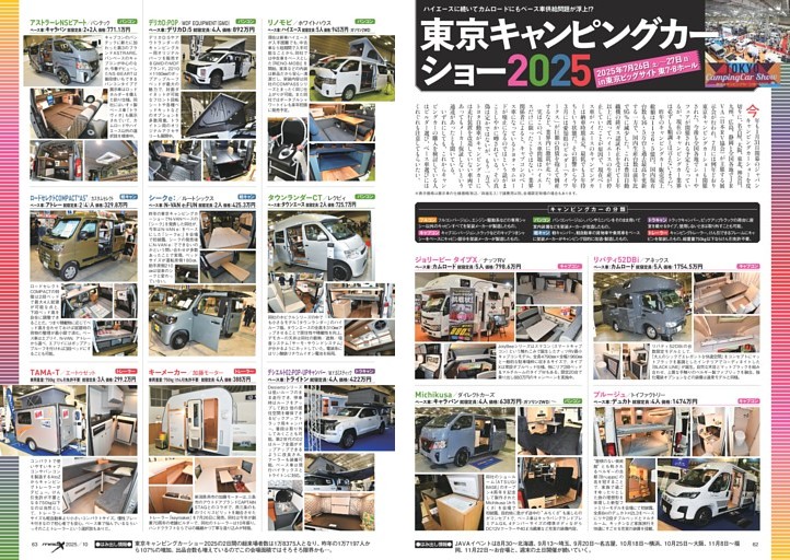 東京キャンピングカーショー2025