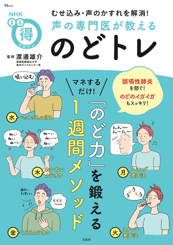 NHKまる得マガジン むせ込み・声のかすれを解消! 声の専門医が教える のどトレ