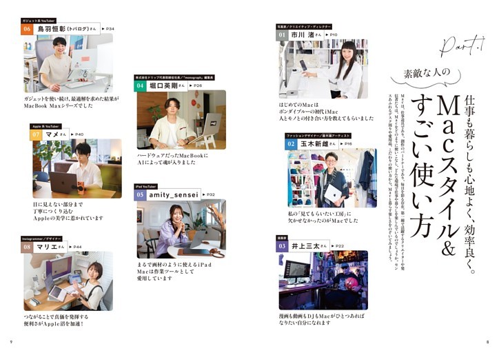 Part.1 仕事も暮らしも心地よく、効率良く。素敵な人のＭａｃスタイル＆すごい使い方