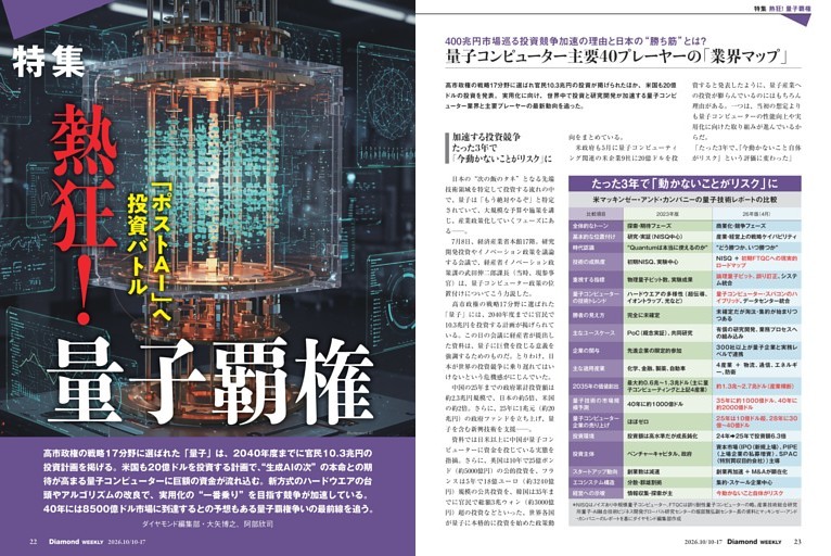 【特集1】「ポストAI」へ投資バトル　熱狂！ 量子覇権