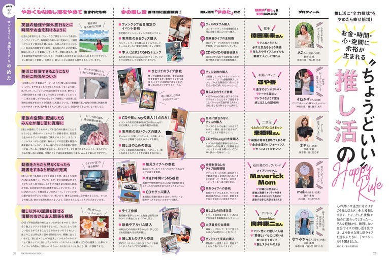 特集1 “ちょうどいい”推し活のHappy Rule (日経ウーマン) | dマガジン
