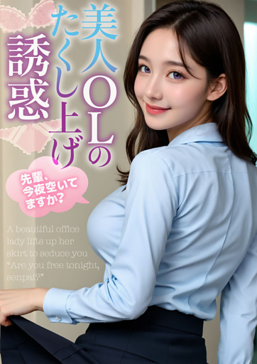 美人OLのたくし上げ誘惑 ～先輩、今夜空いてますか？～