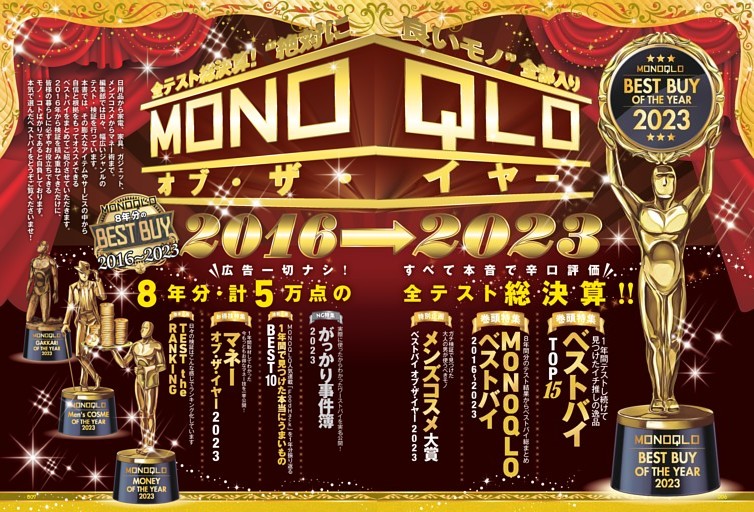 MONOQLO オブ・ザ・イヤー2016～2023