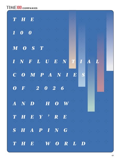 The 2026 TIME 100 Companies