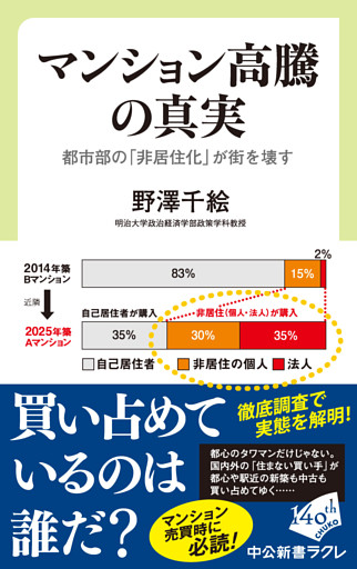 マンション高騰の真実　都市部の「非居住化」が街を壊す