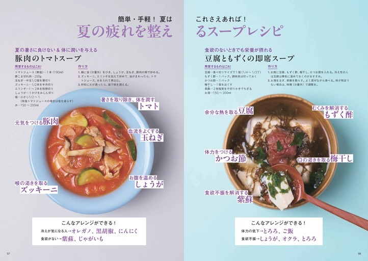 夏の疲れを整えるスープレシピ