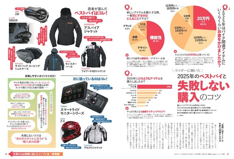 ライダーに聞いた2025年のベストバイと失敗しない購入のコツ