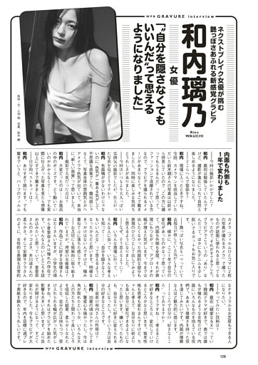 ＜グラビアインタビュー＞　和内璃乃（女優）