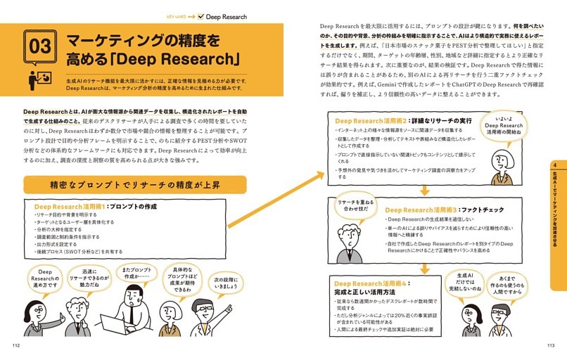 03 マーケティングの精度を高める「Deep Research」 Deep Research