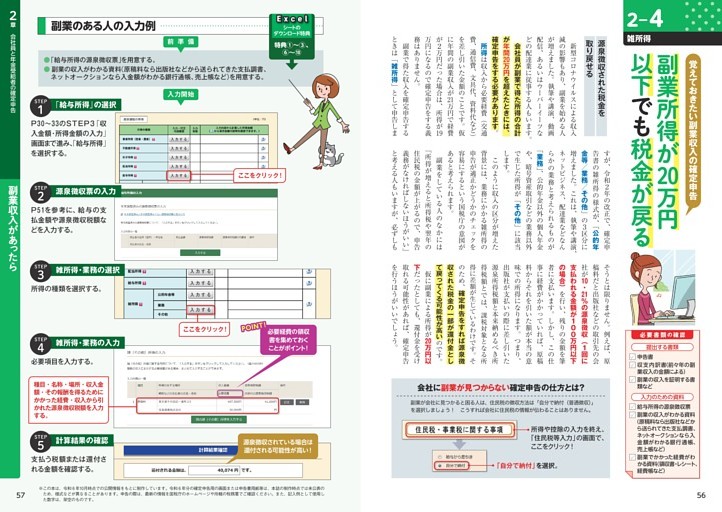【2-4】雑所得　副業所得が20万円以下でも税金が戻る