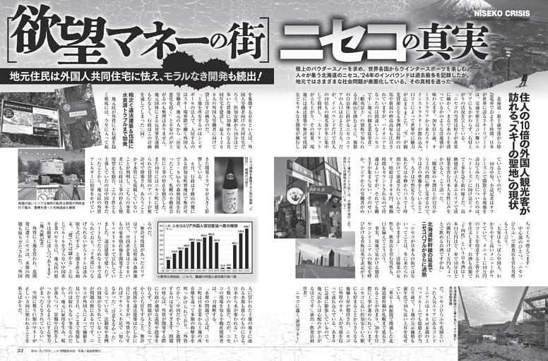 [欲望マネーの街]ニセコの真実 ／モノクロ特集2