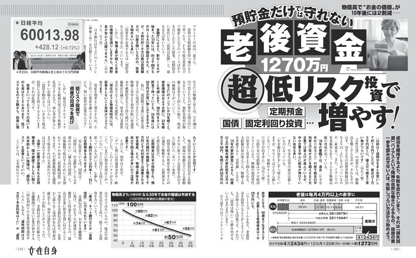 老後資金1270万円 （超）低リスク投資で増やす！