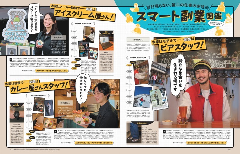 [特集]肩肘張らない、第2の仕事の実践例　スマート副業図鑑