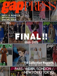2026 S/S gap PRESS vol.186 PARIS / MILAN / LONDON / NEW YORK / TOKYO SPECIAL ISSUE