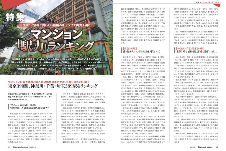 【特集2】マンション「駅力」ランキング