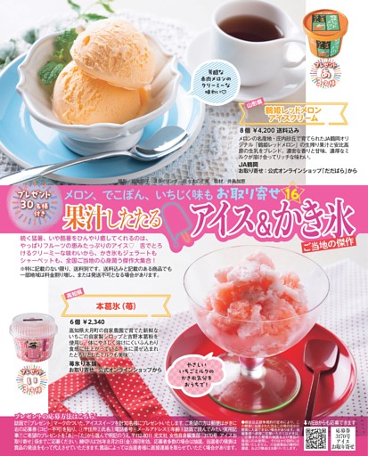 果汁したたるアイス＆かき氷 お取り寄せ16