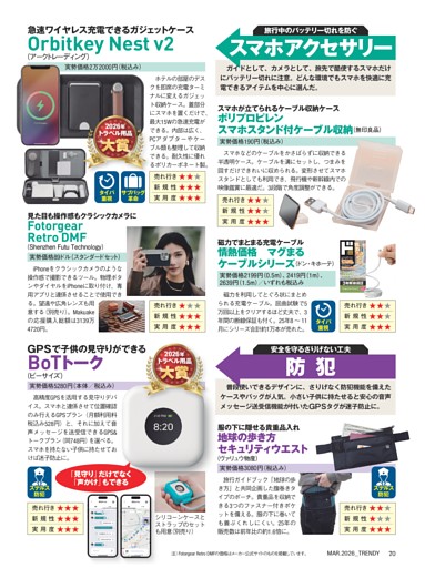 トラベル用品大賞 旅行中のバッテリー切れを防ぐ　スマホアクセサリー／安全を守るさりげない工夫　防犯