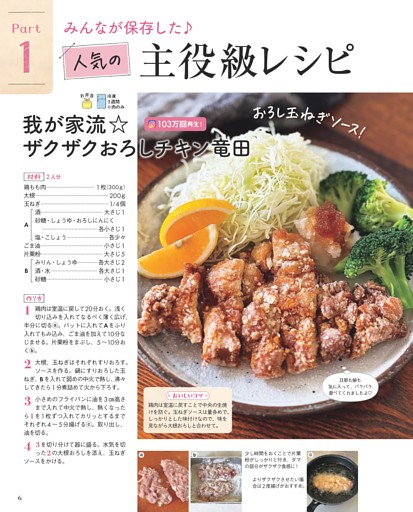 ＜Part 1＞みんなが保存した 人気の主役級レシピ／我が家流☆ ザクザクおろしチキン竜田