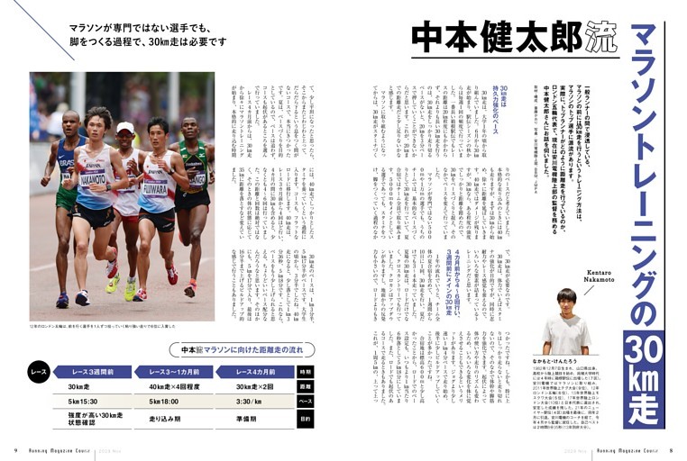 〈Special Interview〉中本健太郎流マラソントレーニングの30㎞走○中本健太郎（ロンドン五輪マラソン日本代表、安川電機陸上部監督）