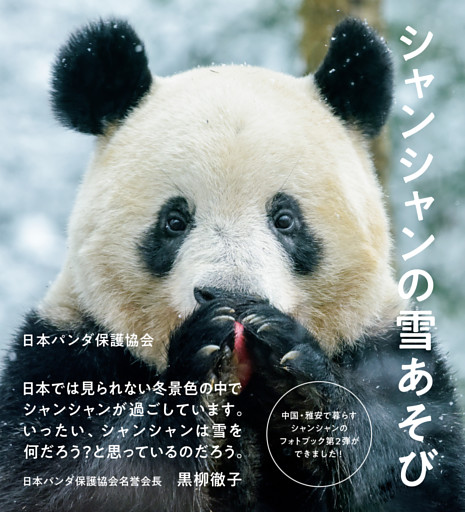 シャンシャンの雪あそび