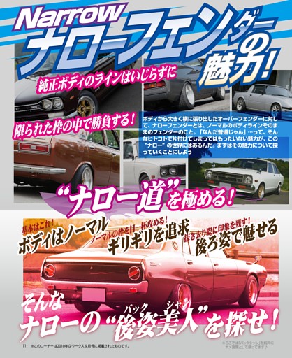 ナローフェンダーの魅力