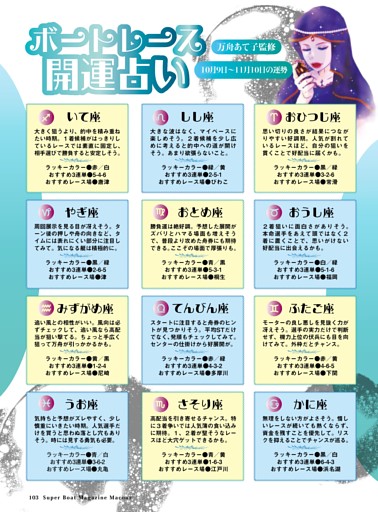 ボートレース開運占い