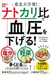 東北大学発！最新の研究「ナトカリ比」で血圧を下げる！
