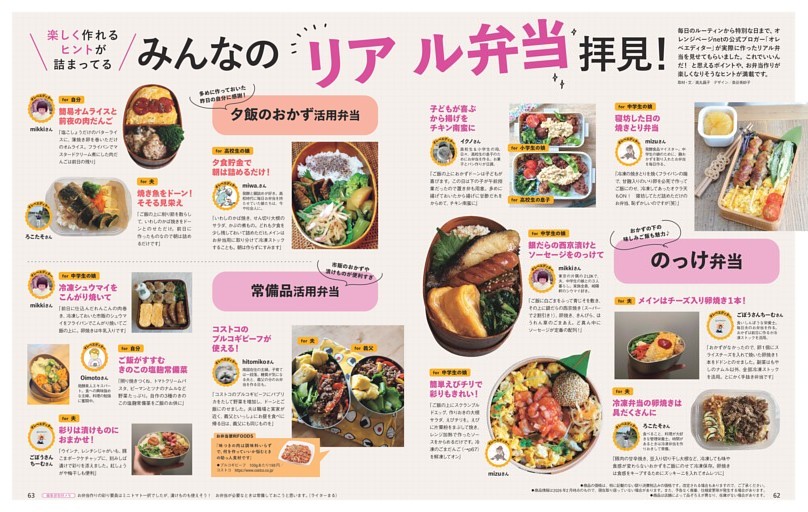 みんなのリアル弁当拝見！