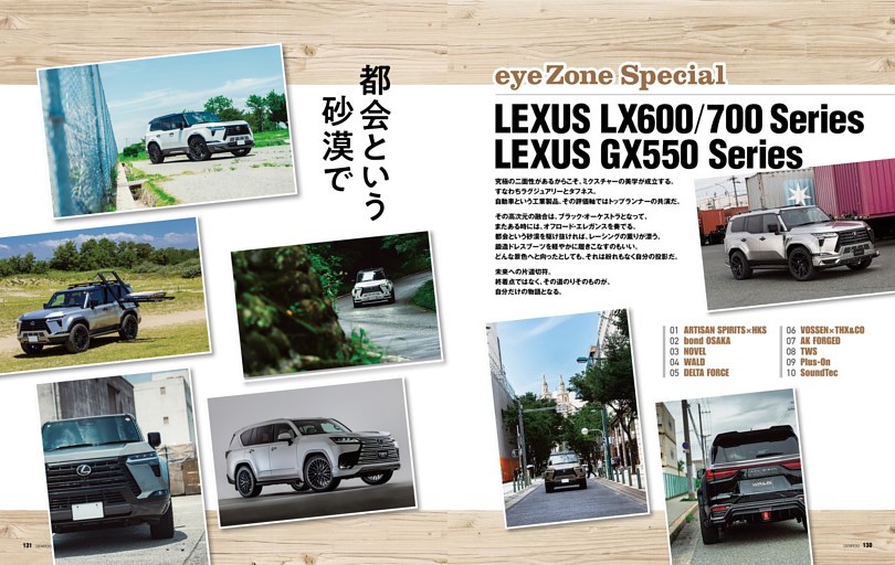 eyeZone Special　LEXUS LX600/700 Series／LEXUS GX550 Series