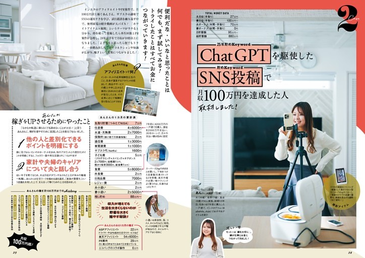 ChatGPTを駆使したSNS投稿で月収100万円を達成した人取材しました