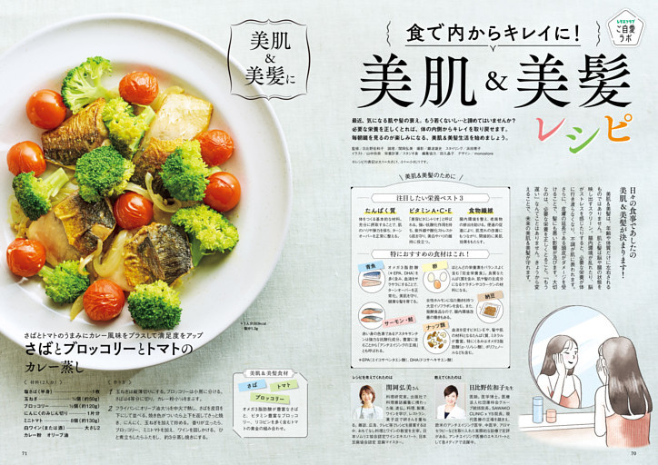 レタスクラブご自愛ラボ　食で内からキレイに！　美肌＆美髪レシピ