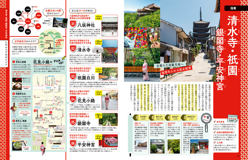 清水寺・祇園・銀閣寺・平安神宮