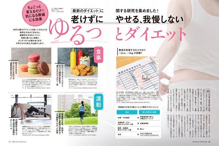 第二特集　我慢しないダイエット／最新のダイエット研究