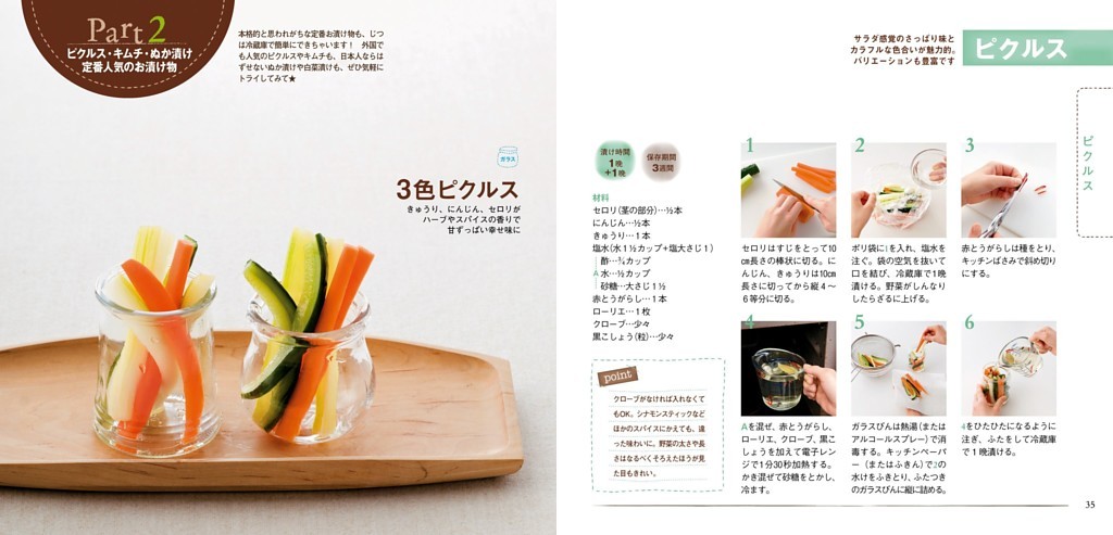 Part２　定番人気のお漬け物／ピクルス