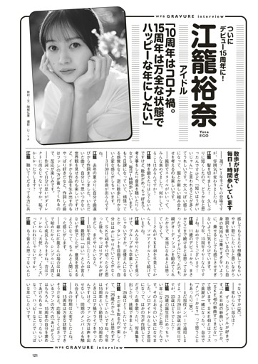 ＜グラビアインタビュー＞　江籠裕奈（アイドル）