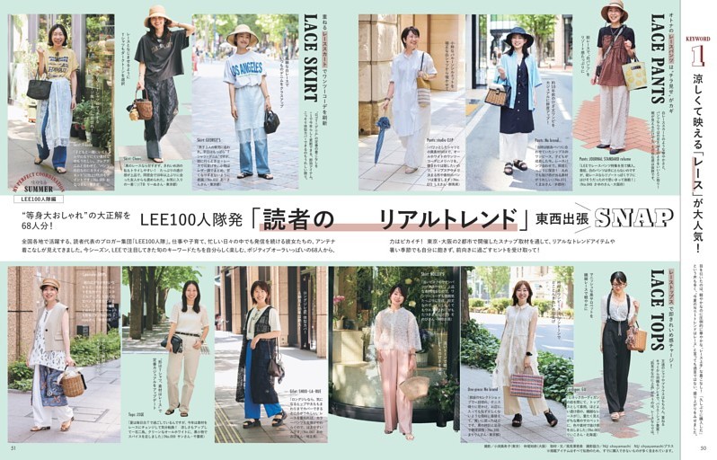 LEE100人隊発「読者のリアルトレンド」東西出張SNAP