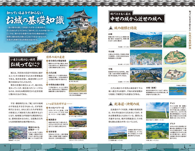 巻頭特集1 知っているようで知らないお城の基礎知識